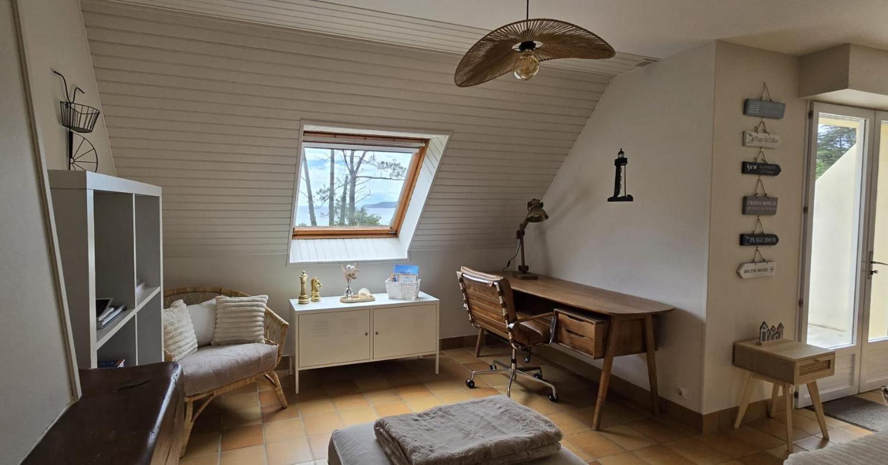 Maison Vue Mer Crozon - Jacuzzi - Sauna Eksteriør billede