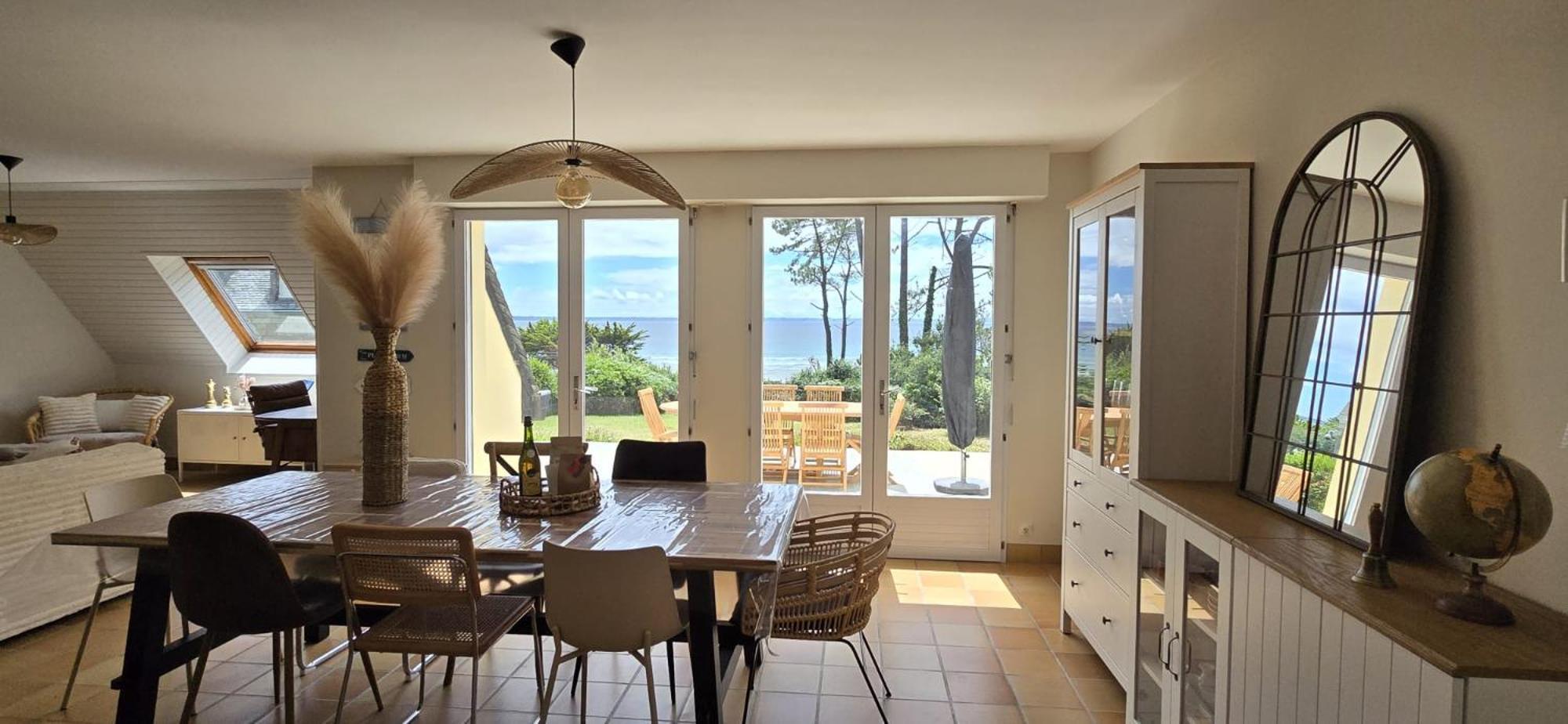 Maison Vue Mer Crozon - Jacuzzi - Sauna Eksteriør billede
